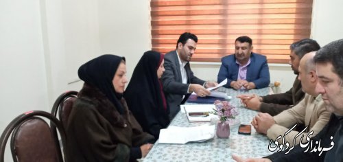 نخستین نشست شورای توسعه و حمایت از سازمانهای مردم نهاد شهرستان کردکوی برگزارشد
