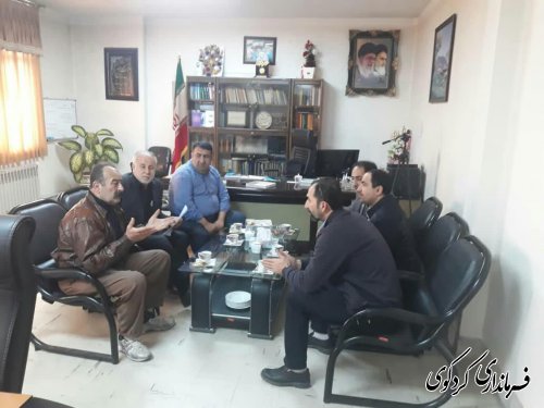   روسای دامپزشکی و اتحادیه قصابان کردکوی با فرماندار شهرستان دیدارکردند؛