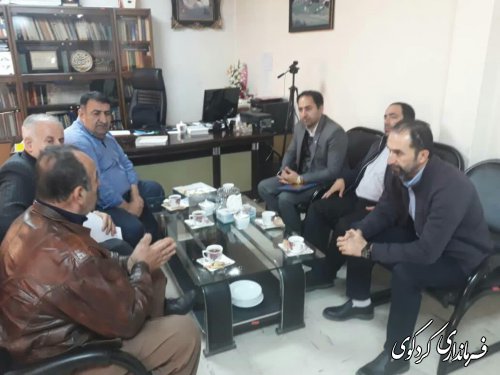   روسای دامپزشکی و اتحادیه قصابان کردکوی با فرماندار شهرستان دیدارکردند؛