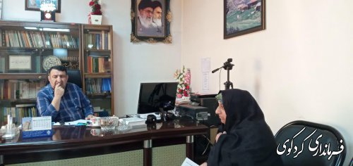 دیدار چهره به چهره فرماندار کردکوی با شهروندان 