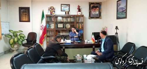 تعدادی از شهروندان بصورت جداگانه با ابراهیم قدمنان فرماندار کردکوی دیدار و گفتگو کردند