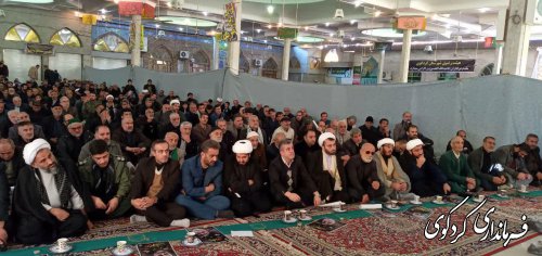 بزرگداشت یادو خاطره شهید سرافراز ایران سردار سپهبد قاسم سلیمانی  در کردکوی برگزارشد 
