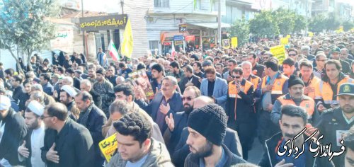 بزرگداشت یادو خاطره شهید سرافراز ایران سردار سپهبد قاسم سلیمانی  در کردکوی برگزارشد 