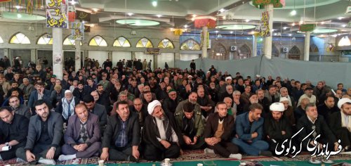 بزرگداشت یادو خاطره شهید سرافراز ایران سردار سپهبد قاسم سلیمانی  در کردکوی برگزارشد 