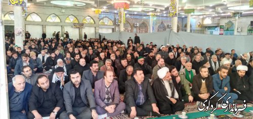 بزرگداشت یادو خاطره شهید سرافراز ایران سردار سپهبد قاسم سلیمانی  در کردکوی برگزارشد 