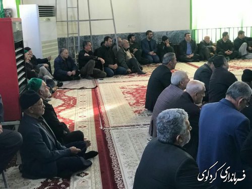 مراسم بزرگداشت سردار دلها سپهبد حاج قاسم سلیمانی  در مسجد جامع یساقی برگزار شد .