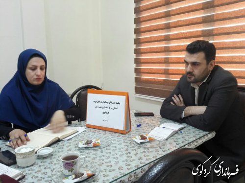 دومین نشست کارشناسان و مشاوران  امور بانوان و خانواده فرمانداری های غرب استان در کردکوی برگزار شد