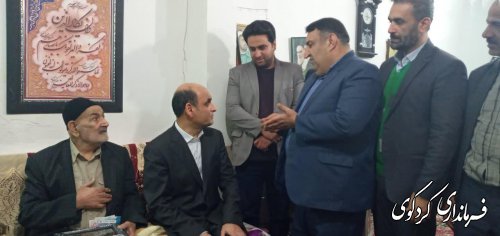 دیدار استاندار گلستان با خانواده شهیدان مهدان در کردکوی
