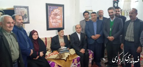 دیدار استاندار گلستان با خانواده شهیدان مهدان در کردکوی