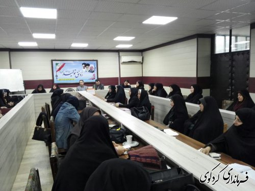 دومین نشست کارشناسان و مشاروان  امور بانوان و خانواده فرمانداری های غرب استان به میزبانی کردکوی برگزار شد