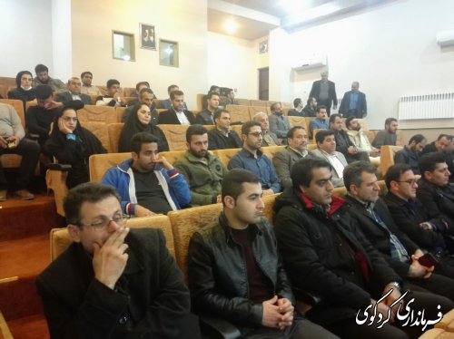دوره تـــــوجیهی بازرسان و سربازرسان یازدهمین دوره انتخابات مجلس شورای اسلامی شعب اخذ رای شهرستانهای کردکوی و بندرگز