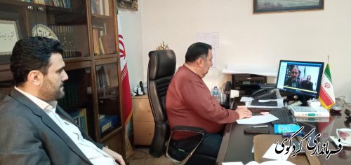 نشست مشترک قدمنان فرماندار کردکوی با استاندار و معاون سیاسی وفرمانداران استان گلستان