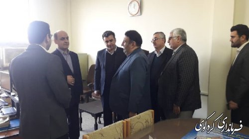 بازدید سرزده دکتر حق شناس از ستاد انتخابات شهرستان کردکوی