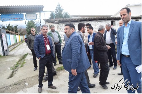 بازدید فرماندار کردکوی از شعب اخذ رای شهرستان