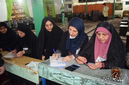 بازدید فرماندار کردکوی از شعب اخذ رای شهرستان