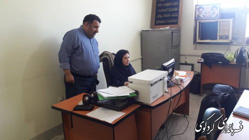 بازدید ابراهیم قدمنان از فعالیتهای حوزه فناوری اطلاعات  ستاد انتخابات شهرستان کردکوی