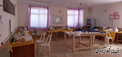 بهره برداری از نخستین کارگاه تولید ماسک بهداشتی در آموزش و پرورش