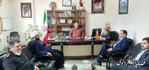 حضور آقای سیفی مدیرکل امنیتی سیاسی وانتظامی استانداری گلستان در جمع اعضای شورای تامین شهرستان کردکوی