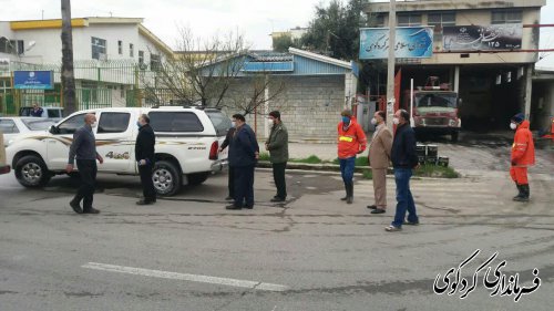 گزارش تصویری از بازدید فرماندار به اتفاق مسئولان از ورودی و مسیر پارک جنگلی کردکوی در روز ۱۳ فروردین ۹۹