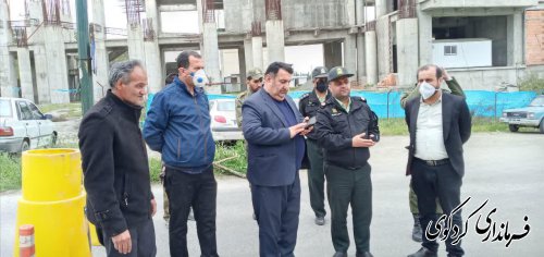 گزارش تصویری از بازدید فرماندار به اتفاق مسئولان از ورودی و مسیر پارک جنگلی کردکوی در روز ۱۳ فروردین ۹۹