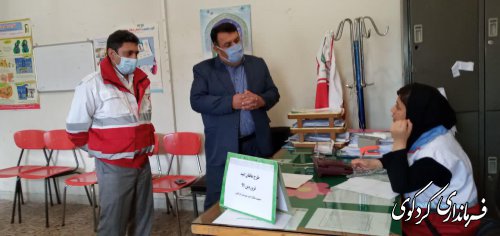 قدمنان فرماندارشهرستان : اجرای طرح "هاتفان امید" در جمعیت هلال احمر در کردکوی .