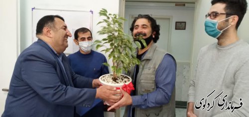 فرماندارکردکوی  ایام ماه مبارک رمضان و روز رادیو به کارشناسان و کارکنان  معاونت صدا مرکز گلستان تبریک گفتند