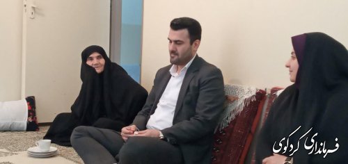 به مناسبت گرامیداشت سوم خرداد از همسر شهید بیدرنامنی تجلیل و قدردانی شد