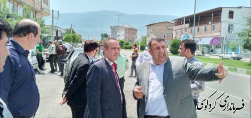 قدمنان فرماندار کردکوی: فاز اول طرح تعریض خیابان جنگل کردکوی اجرایی می شود .
