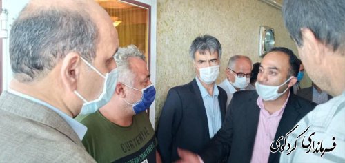 دکتر حق شناس استاندار گلستان از روستاهای کوهستانی شهرستان کردکوی بازدید کرد