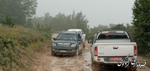 دکتر حق شناس استاندار گلستان از روستاهای کوهستانی شهرستان کردکوی بازدید کرد