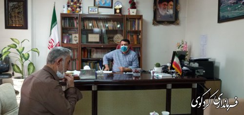 تعدادی از شهروندان بصورت جداگانه با ابراهیم قدمنان فرماندار کردکوی دیدار و گفتگو کردند