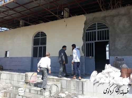 بازدید‌ قدمنان فرماندار کردکوی از مزرعه شیخ افرا