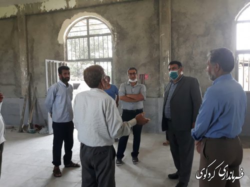 بازدید‌ قدمنان فرماندار کردکوی از مزرعه شیخ افرا