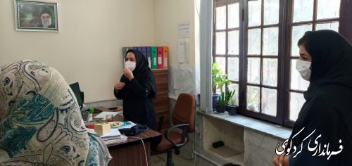  ابراهیم قدمنان فرماندار کردکوی با مدیر و کارکنان بخشهای مختلف اداره بهزیستی از نزدیک دیدارکرد