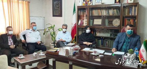 فرماندار در نشست شورای اداری استان که بصورت ویدئو کنفرانس و به ریاست استاندار گلستان 