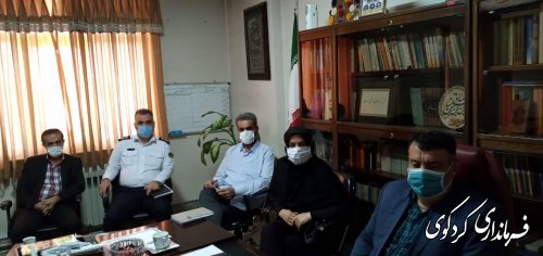 فرماندار در نشست شورای اداری استان که بصورت ویدئو کنفرانس و به ریاست استاندار گلستان 