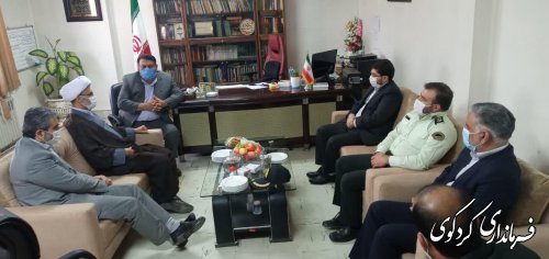 دیدار بازرس ویژه هیات مرکزی نظارت کشور به اتفاق بهمن نژاد رئیس هیات نظارت و بازرسی انتخابات استان