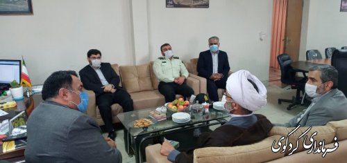 دیدار بازرس ویژه هیات مرکزی نظارت کشور به اتفاق بهمن نژاد رئیس هیات نظارت و بازرسی انتخابات استان