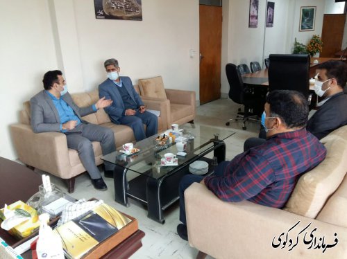 دیدار ریاست و معاونت بازرسی ستاد انتخابات شهرستان کردکوی با ابراهیم قدمنان