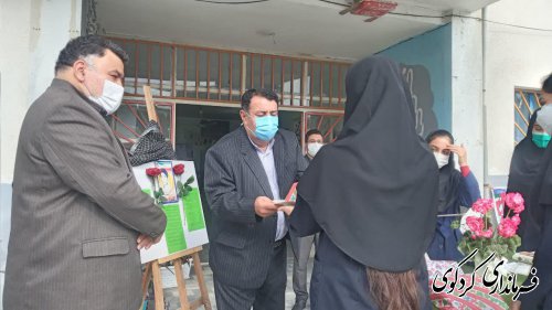 برگزاری مانور زلزله در یکی از مدارس شهر کردکوی