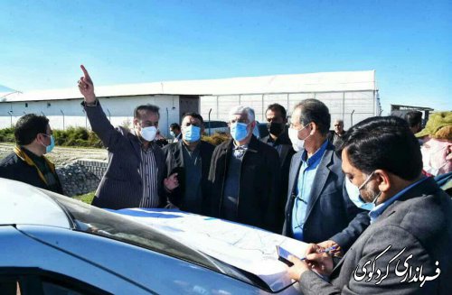 از زهکشی اراضی کشاورزی منطقه چلدین کردکویبازدید کرد.