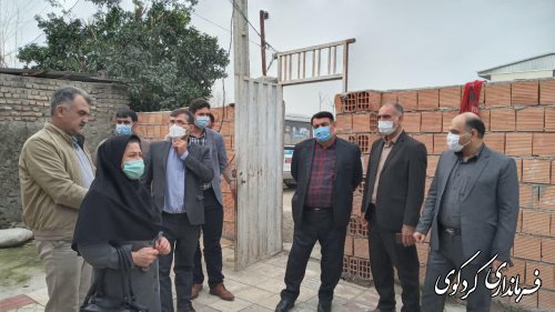  از دو خانواده محروم شهر کردکوی بازدید میدانی بعمل اوردند.