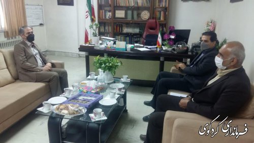 دیدار برخی از مدیران دستگاههای اداری با فرماندار شهرستان کردکوی