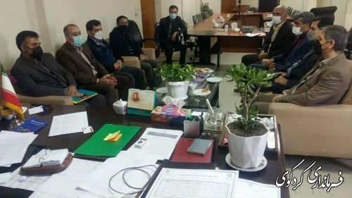 دیدار برخی از مدیران دستگاههای اداری با فرماندار شهرستان کردکوی