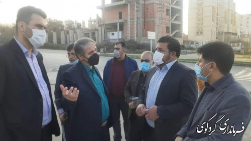 بررسی مسایل و مشکلات شهرک فرهنگیان کردکوی با حضور فرماندار در این شهرک 