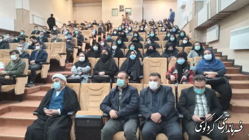 از ۱۲۰ نفر از عوامل واکسیناسیون کردکوی  تجلیل کرد.