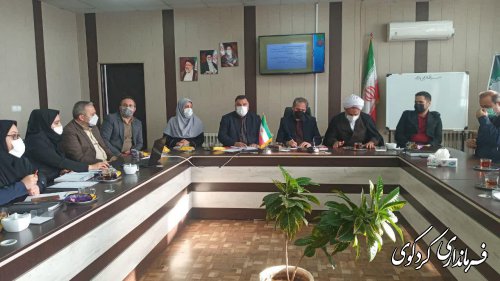 هشتمین نشست شورای اموزش و پرورش با حضور و ریاست دکتر مولایی برگزار شد