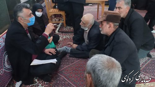 میز خدمت در روستای دنگلان برگزار شد
