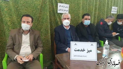 میز خدمت در روستای دنگلان برگزار شد