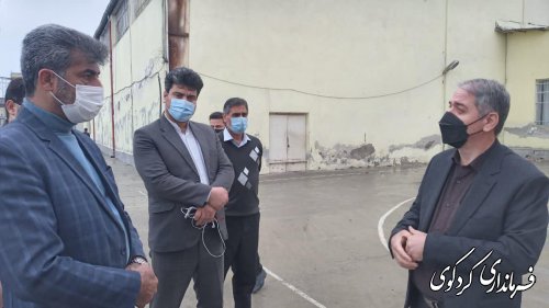 بازدید سرزده فرماندار از منابع طبیعی و ورزش و جوانان شهرستان 